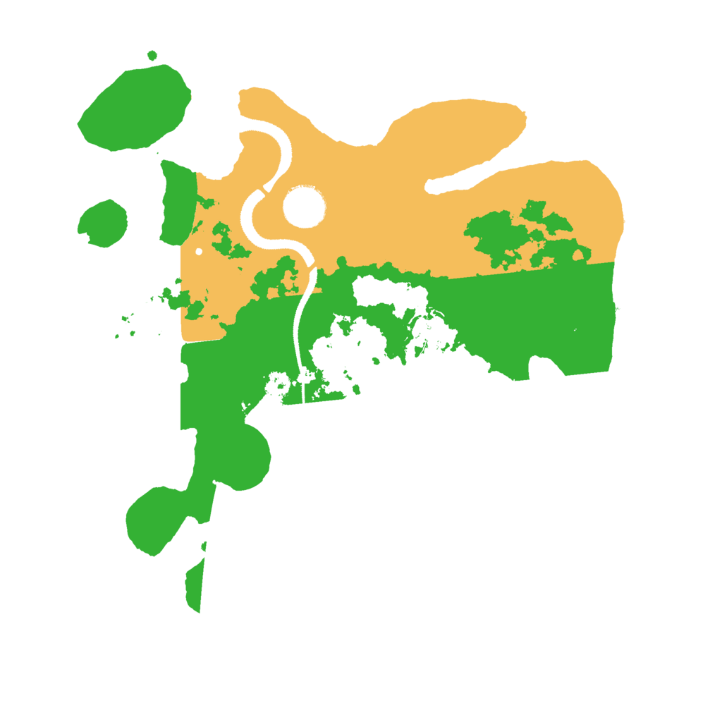 Biome Rust Map: Procedural Map, Size: 3000, Seed: 926521255