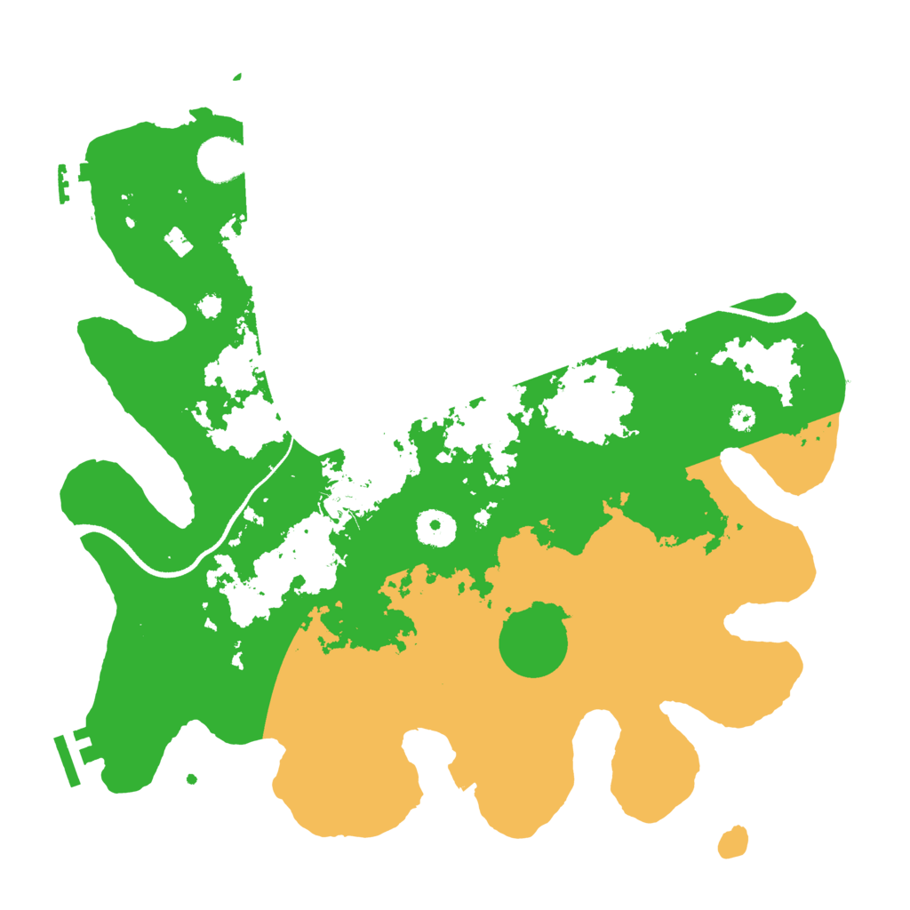 Biome Rust Map: Procedural Map, Size: 3500, Seed: 711934948