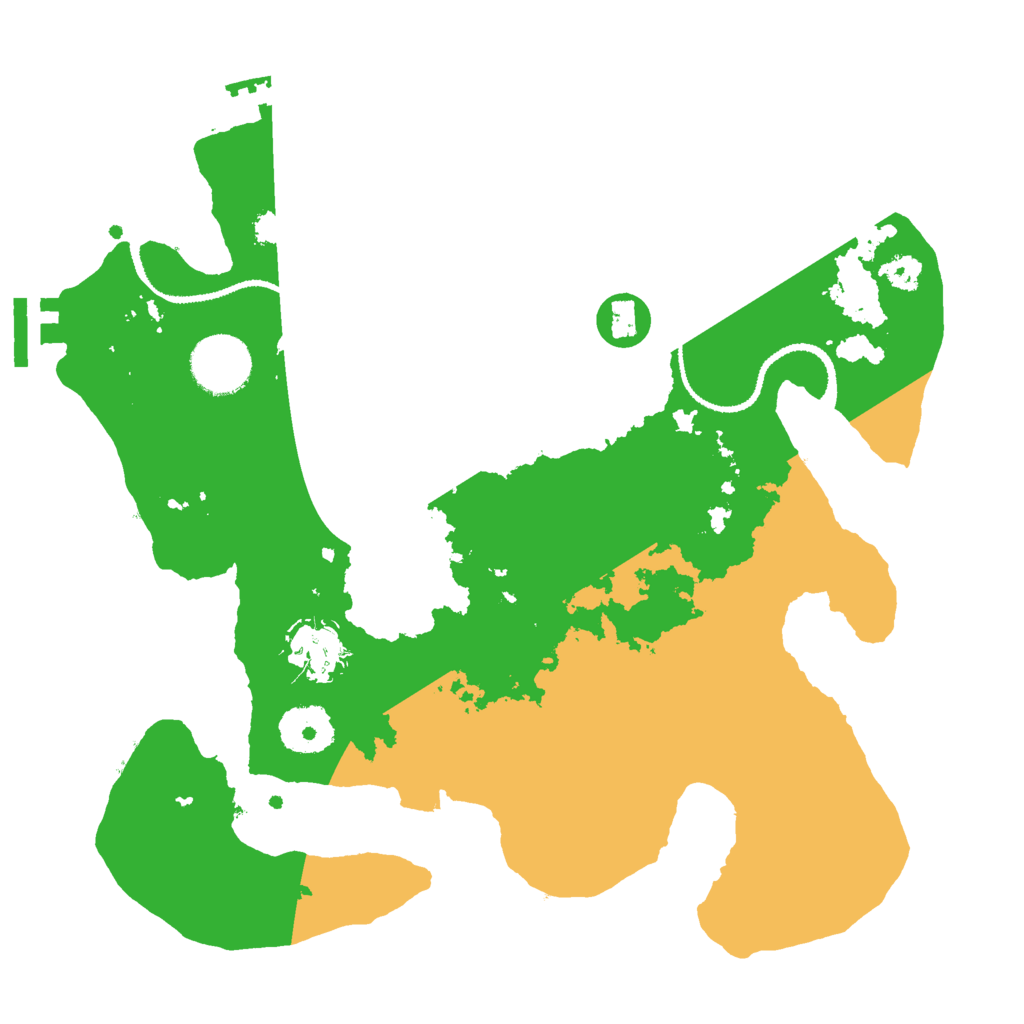 Biome Rust Map: Procedural Map, Size: 3000, Seed: 417951