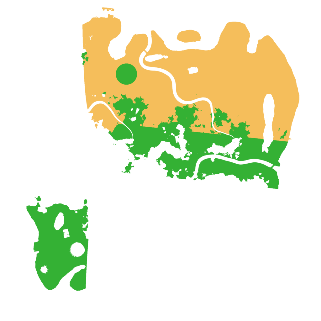 Biome Rust Map: Procedural Map, Size: 4000, Seed: 841831329