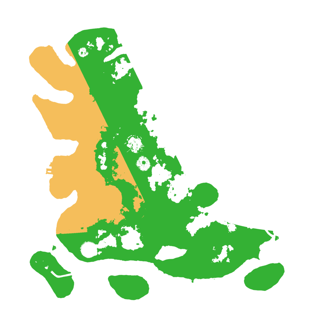 Biome Rust Map: Procedural Map, Size: 3500, Seed: 717460