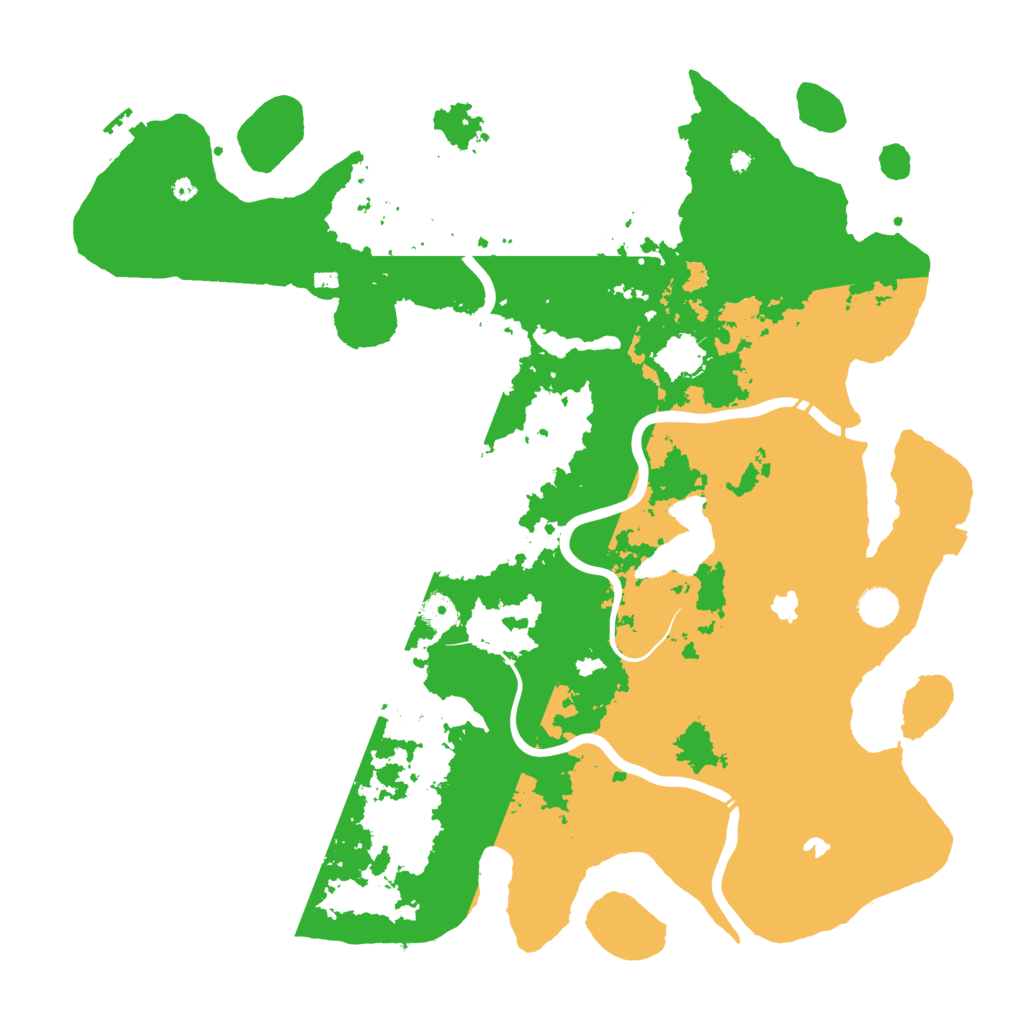 Biome Rust Map: Procedural Map, Size: 4500, Seed: 476139