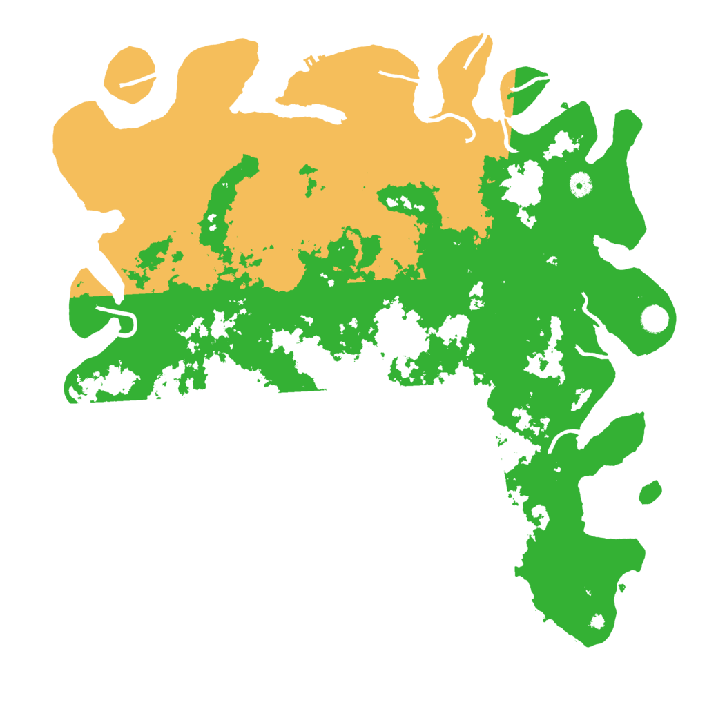 Biome Rust Map: Procedural Map, Size: 4500, Seed: 80494563