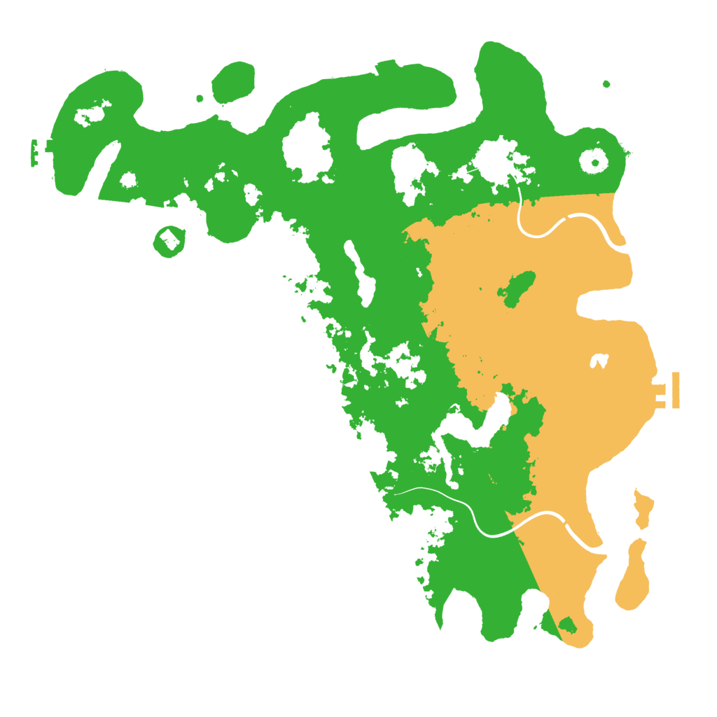 Biome Rust Map: Procedural Map, Size: 4000, Seed: 536578