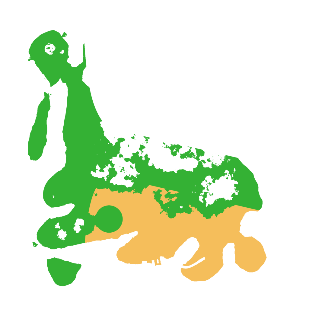 Biome Rust Map: Procedural Map, Size: 3000, Seed: 23365