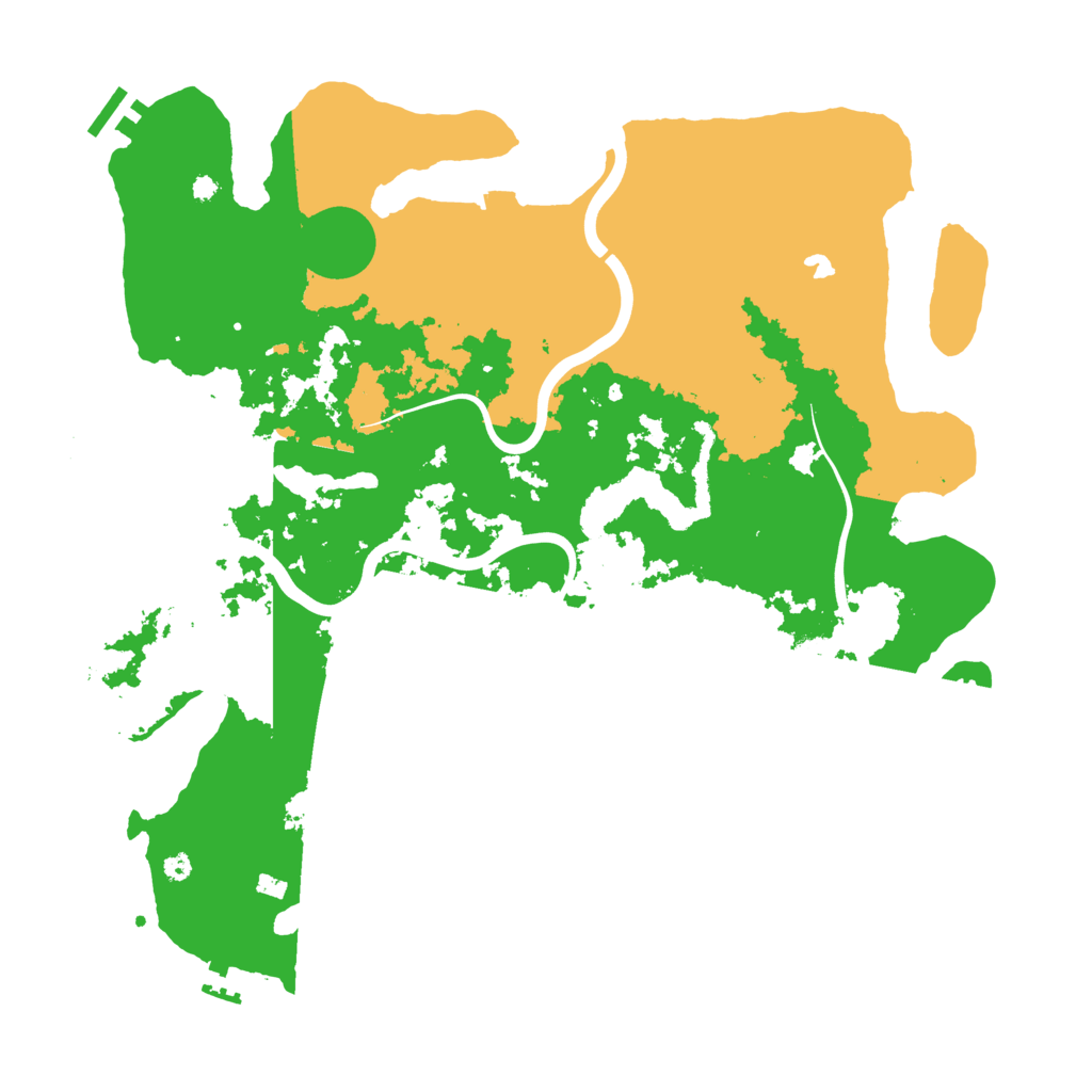 Biome Rust Map: Procedural Map, Size: 4000, Seed: 331516