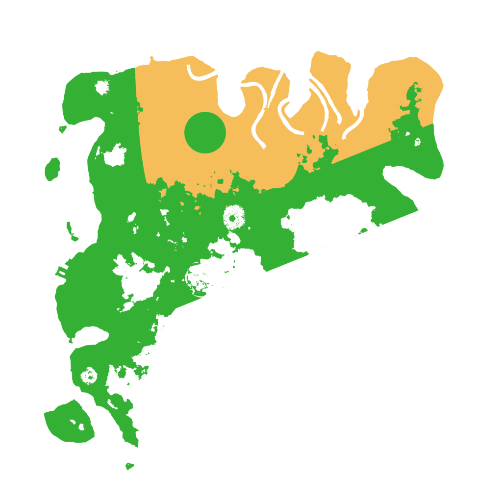 Biome Rust Map: Procedural Map, Size: 3200, Seed: 9248816