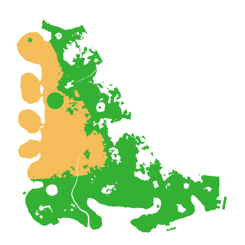 Biome Rust Map: Procedural Map, Size: 3850, Seed: 157780600