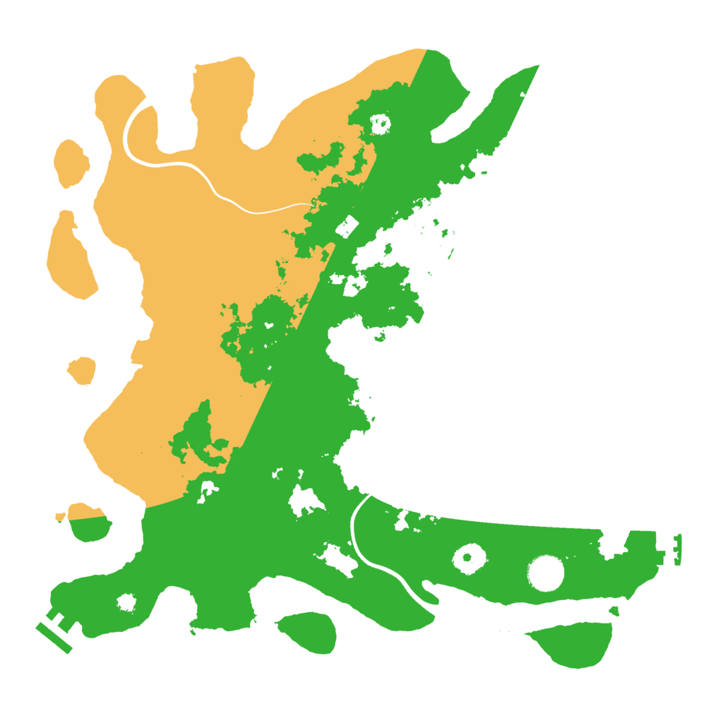 Biome Rust Map: Procedural Map, Size: 3500, Seed: 162726992