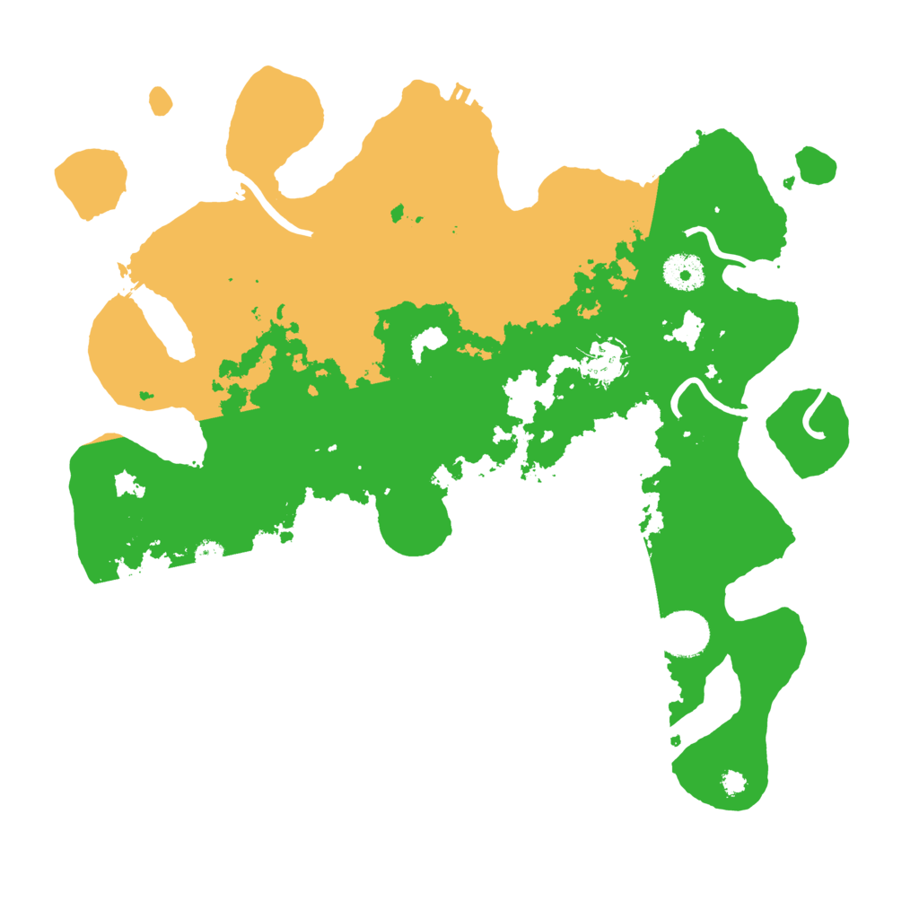 Biome Rust Map: Procedural Map, Size: 3500, Seed: 1741776519