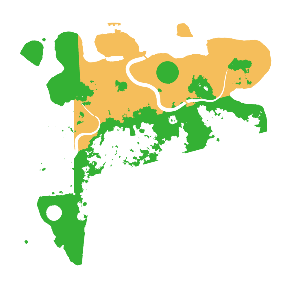 Biome Rust Map: Procedural Map, Size: 3500, Seed: 1118612306