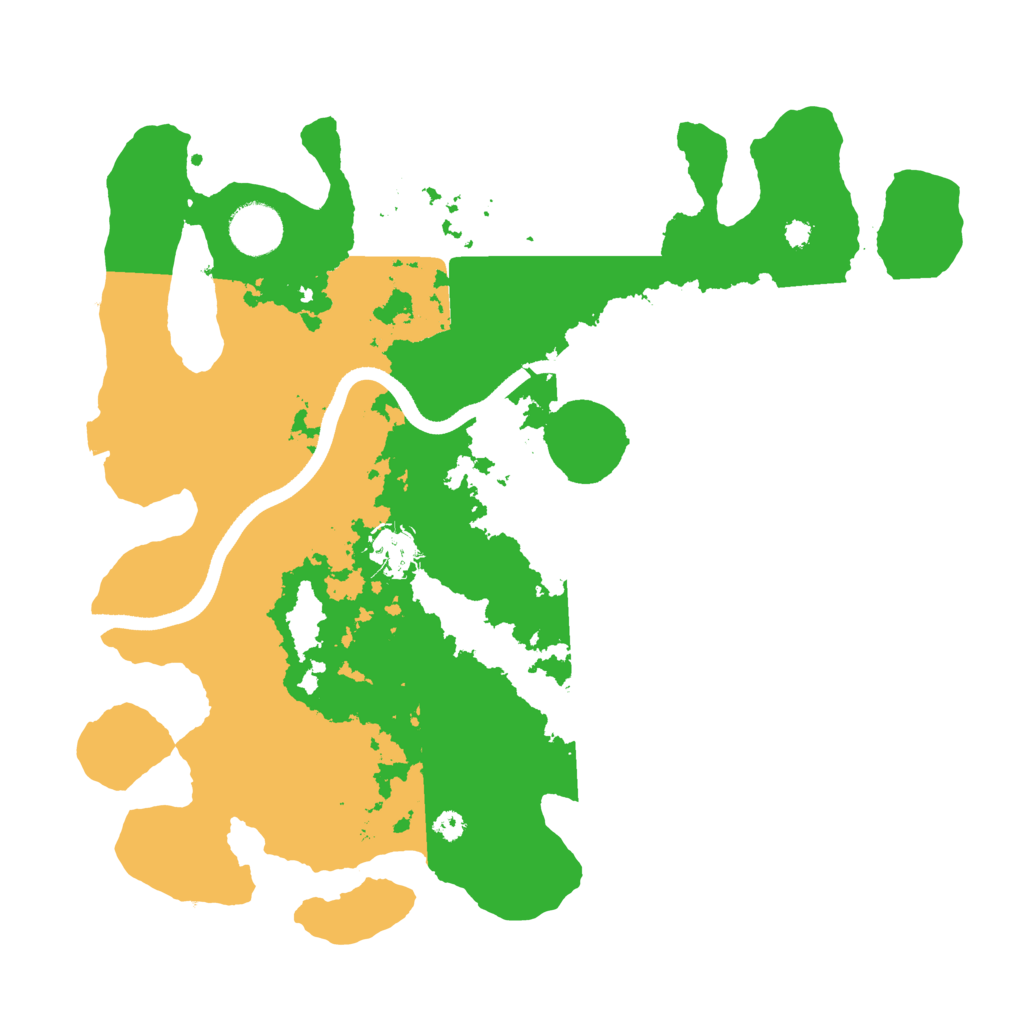 Biome Rust Map: Procedural Map, Size: 3500, Seed: 24672296