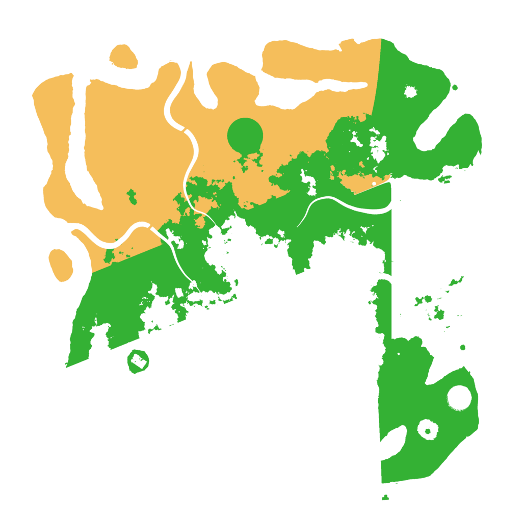 Biome Rust Map: Procedural Map, Size: 3850, Seed: 158241634