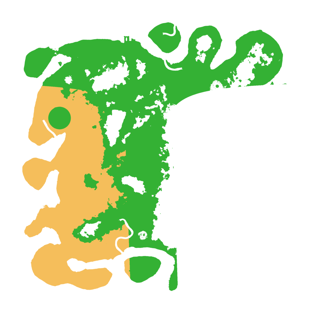 Biome Rust Map: Procedural Map, Size: 3700, Seed: 1854383734