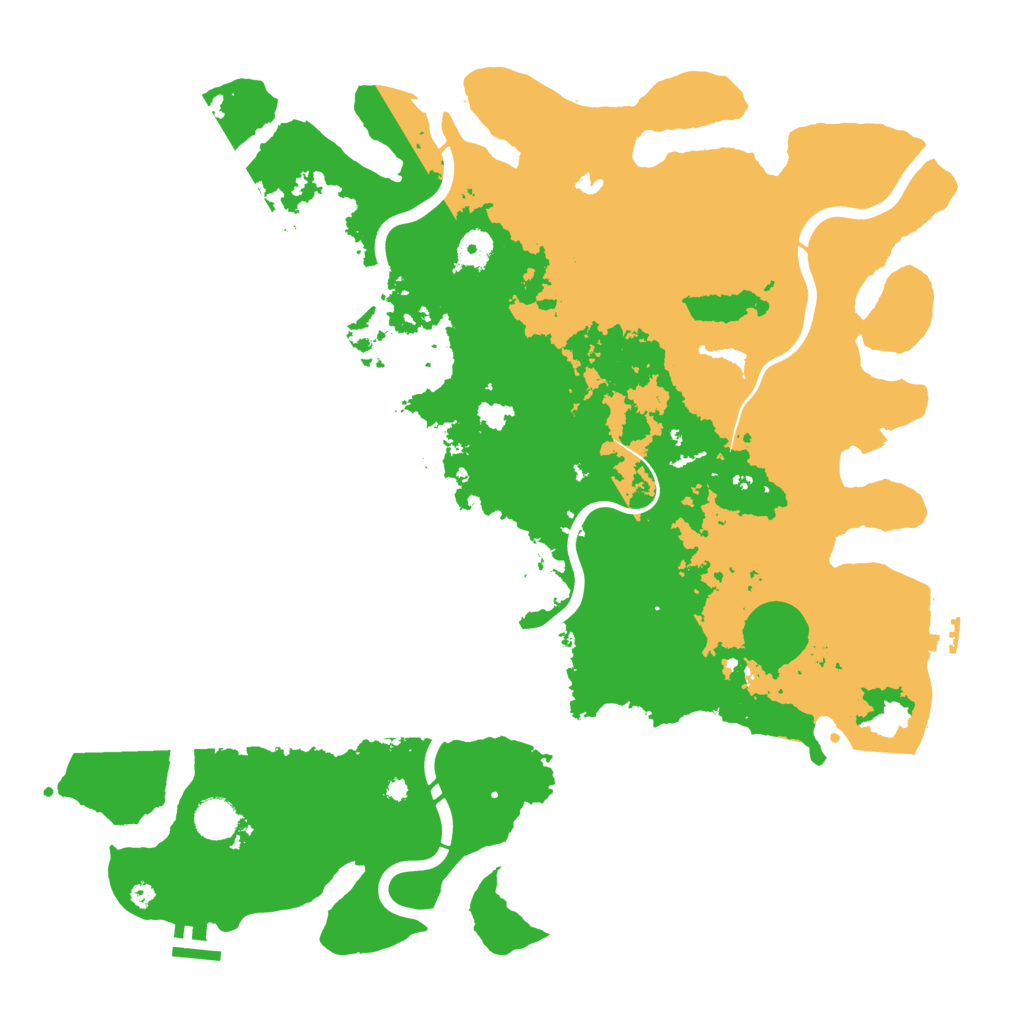 Biome Rust Map: Procedural Map, Size: 4250, Seed: 889820778