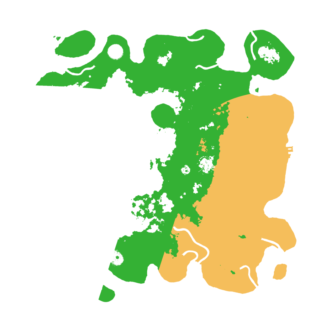 Biome Rust Map: Procedural Map, Size: 3700, Seed: 1321021171