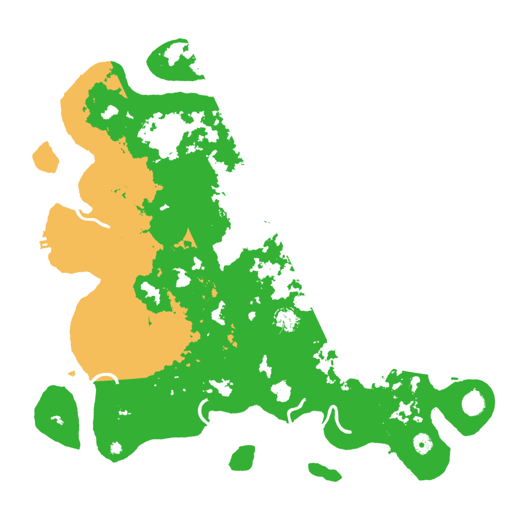 Biome Rust Map: Procedural Map, Size: 4000, Seed: 7427272