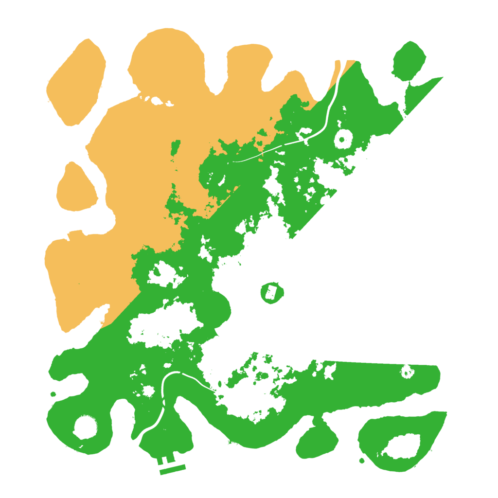 Biome Rust Map: Procedural Map, Size: 3850, Seed: 129989541