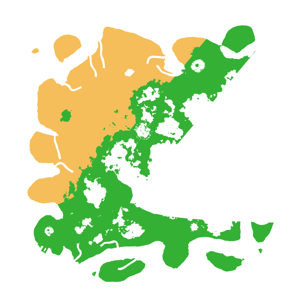 Biome Rust Map: Procedural Map, Size: 3500, Seed: 724997