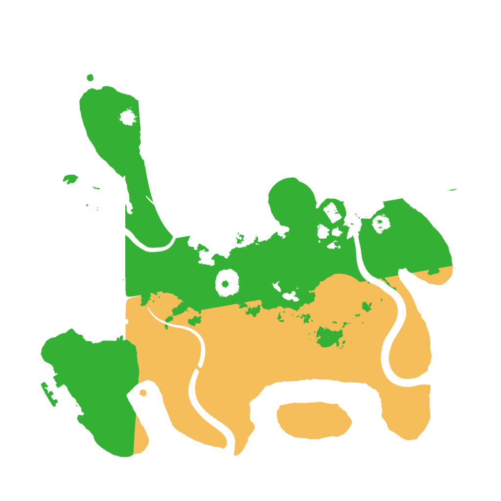 Biome Rust Map: Procedural Map, Size: 2900, Seed: 372649