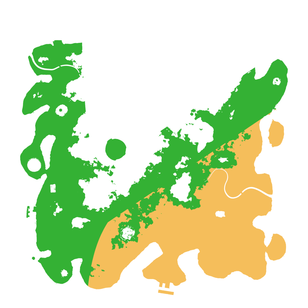 Biome Rust Map: Procedural Map, Size: 4000, Seed: 15542