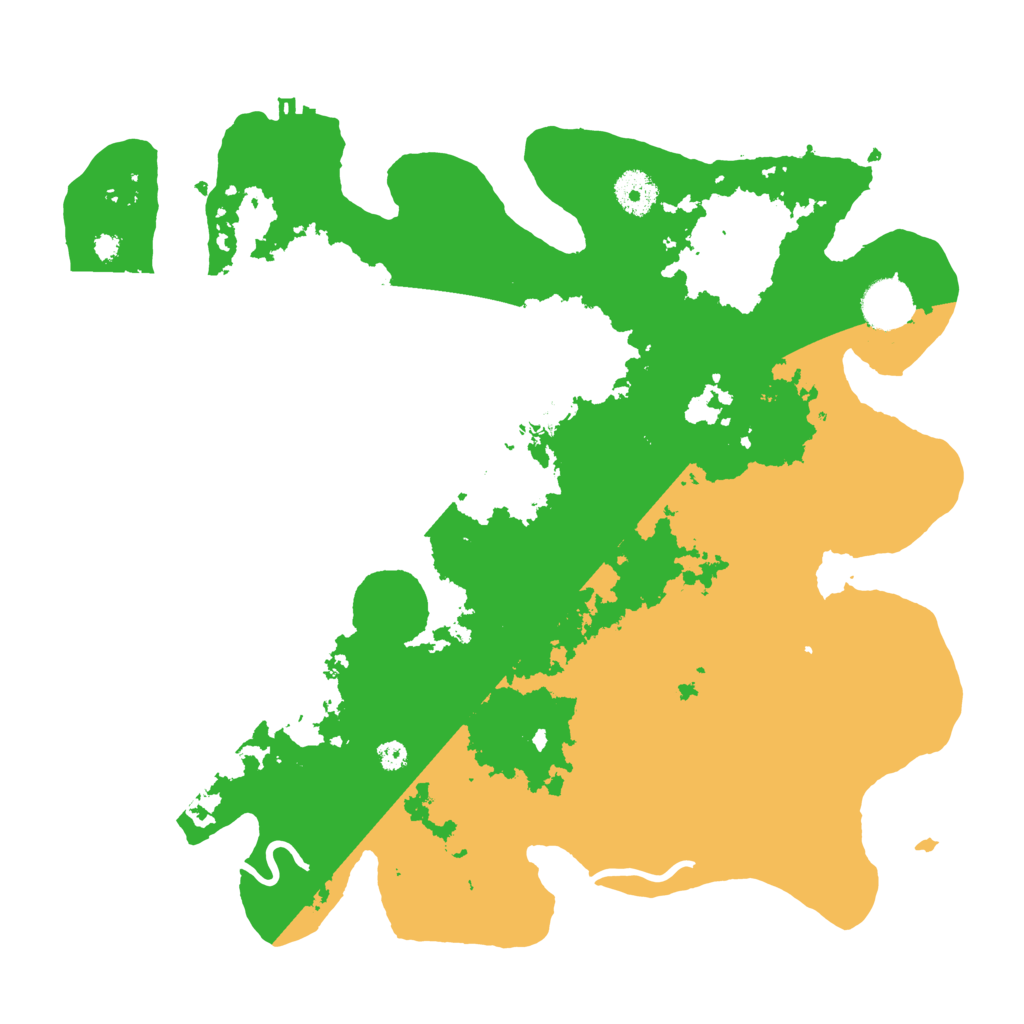 Biome Rust Map: Procedural Map, Size: 3600, Seed: 2554121