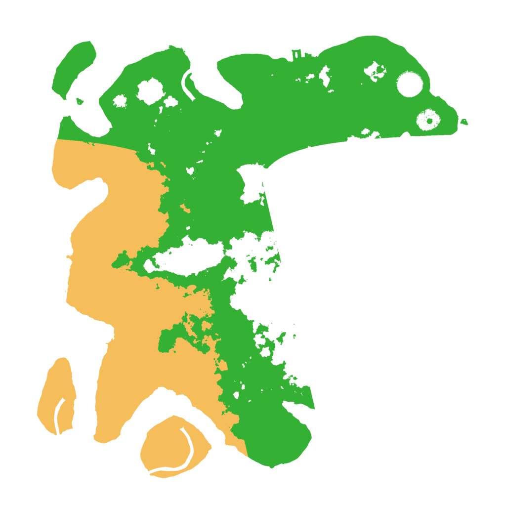 Biome Rust Map: Procedural Map, Size: 3500, Seed: 2072822732