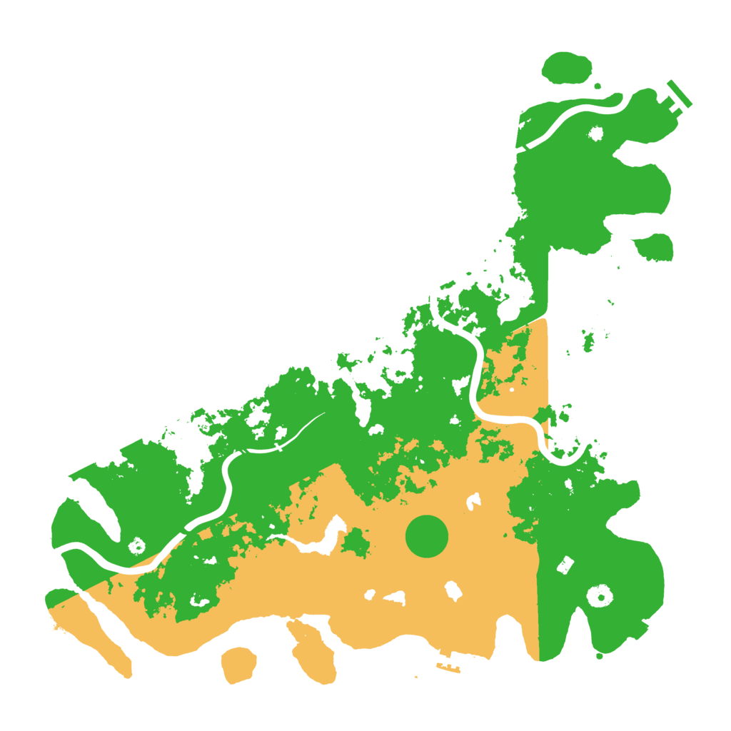 Biome Rust Map: Procedural Map, Size: 4500, Seed: 220520