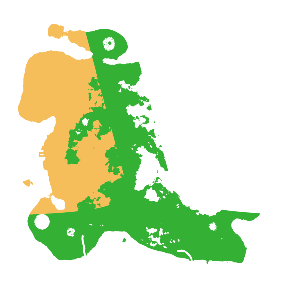 Biome Rust Map: Procedural Map, Size: 3500, Seed: 2035226778