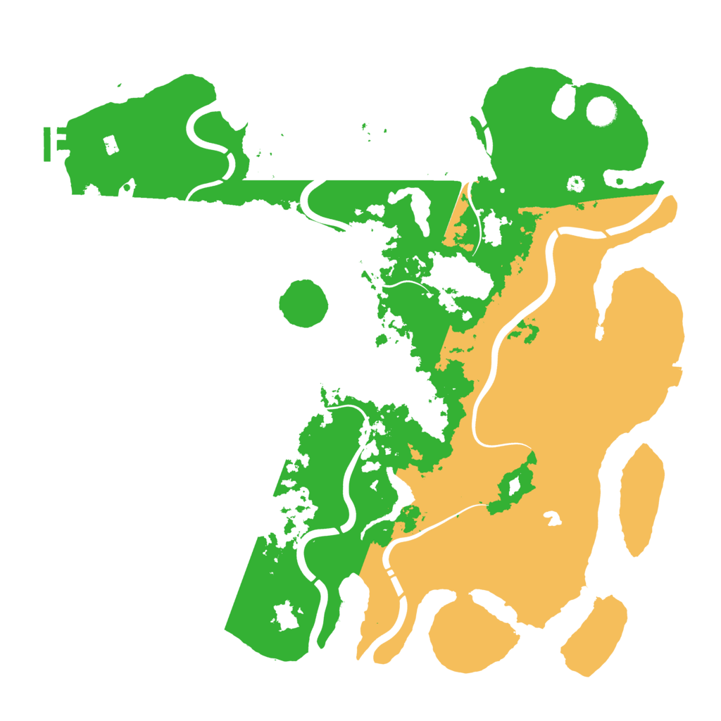 Biome Rust Map: Procedural Map, Size: 4250, Seed: 2080932388