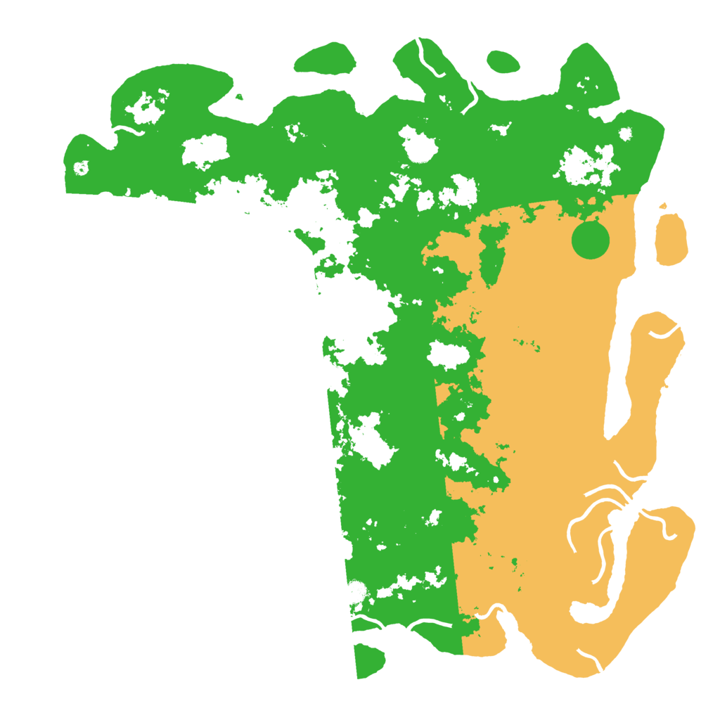 Biome Rust Map: Procedural Map, Size: 5000, Seed: 151316168