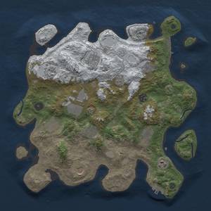 Thumbnail Rust Map: Procedural Map, Size: 3700, Seed: 22570529, 20 Monuments