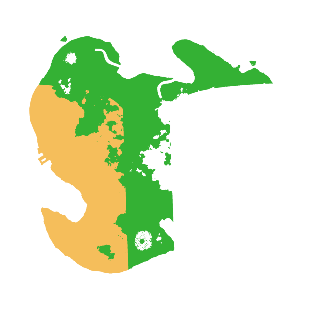 Biome Rust Map: Procedural Map, Size: 2500, Seed: 1291523542