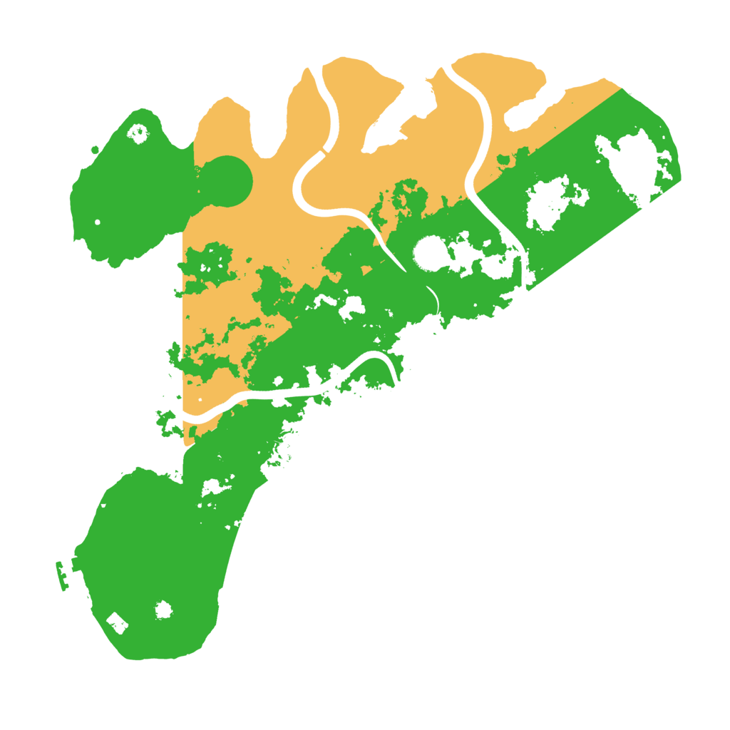 Biome Rust Map: Procedural Map, Size: 3750, Seed: 532