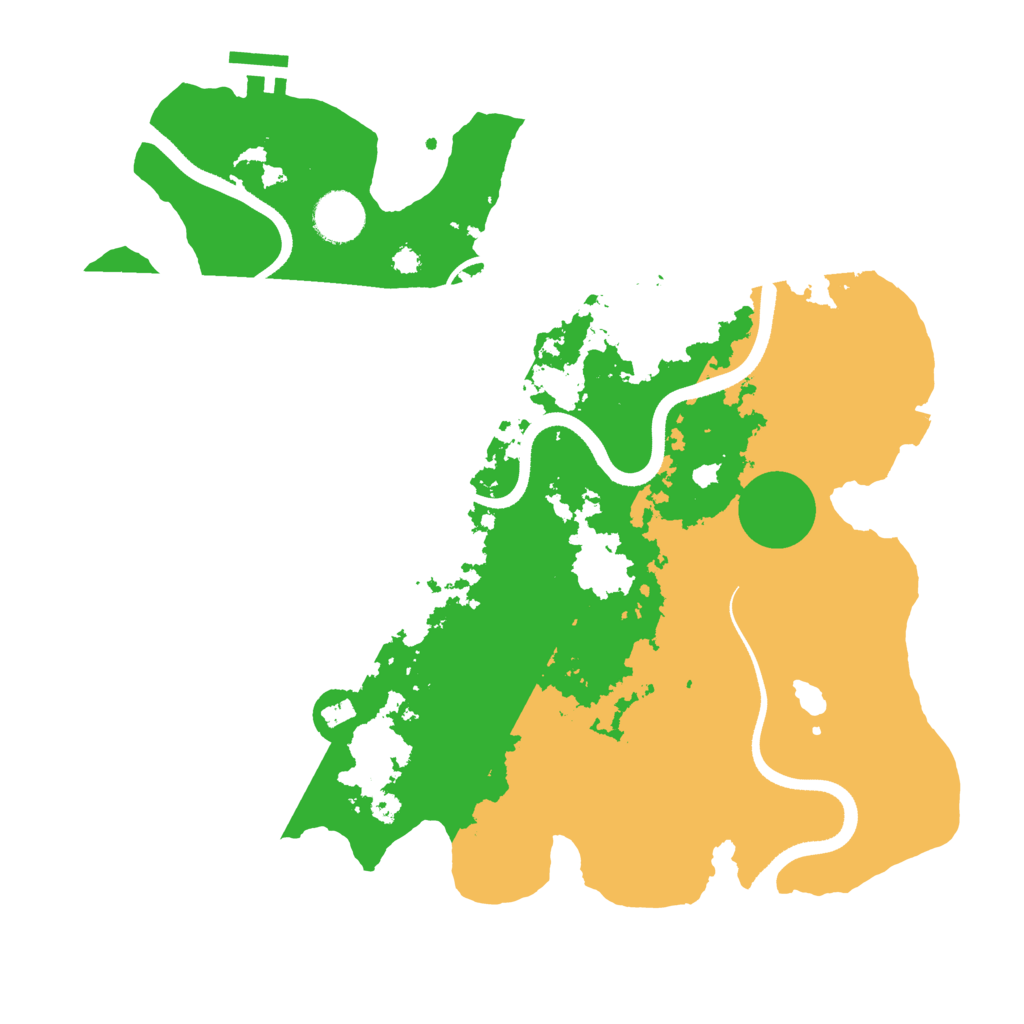 Biome Rust Map: Procedural Map, Size: 3500, Seed: 675558792
