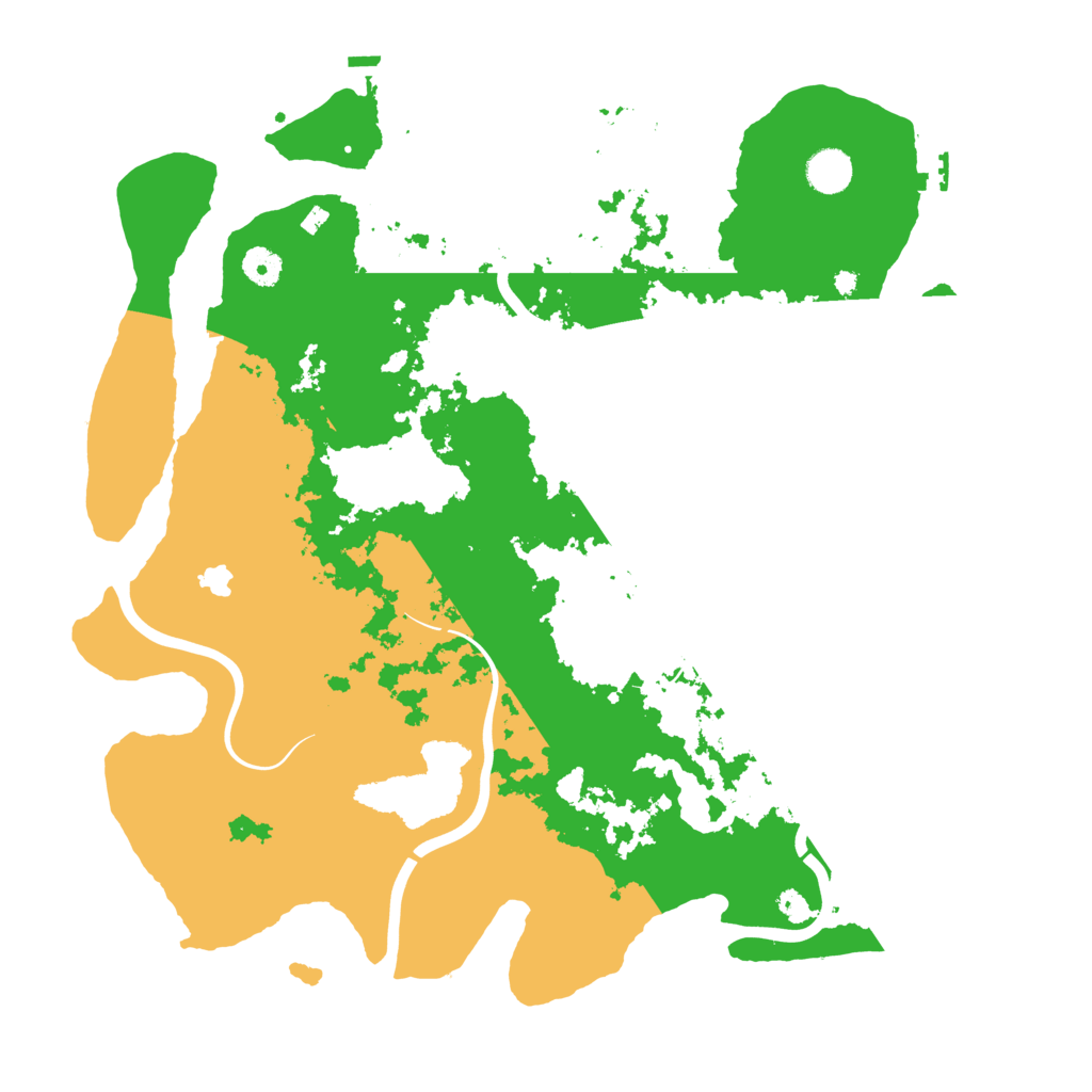 Biome Rust Map: Procedural Map, Size: 4250, Seed: 7605