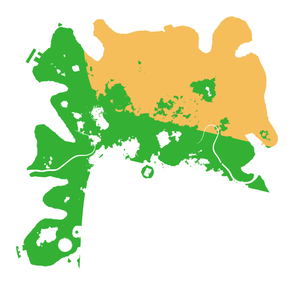 Biome Rust Map: Procedural Map, Size: 3850, Seed: 405892530