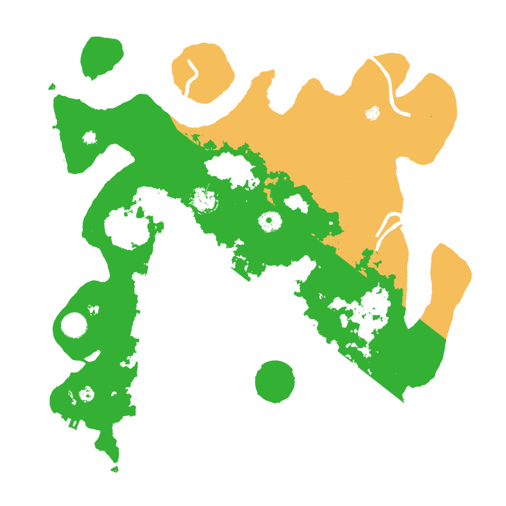 Biome Rust Map: Procedural Map, Size: 3500, Seed: 114742491