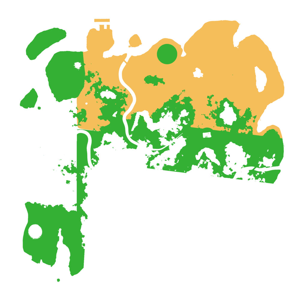 Biome Rust Map: Procedural Map, Size: 4000, Seed: 350992324