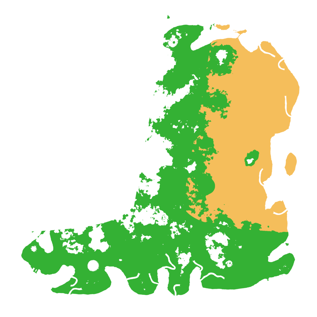 Biome Rust Map: Procedural Map, Size: 5000, Seed: 1624129622