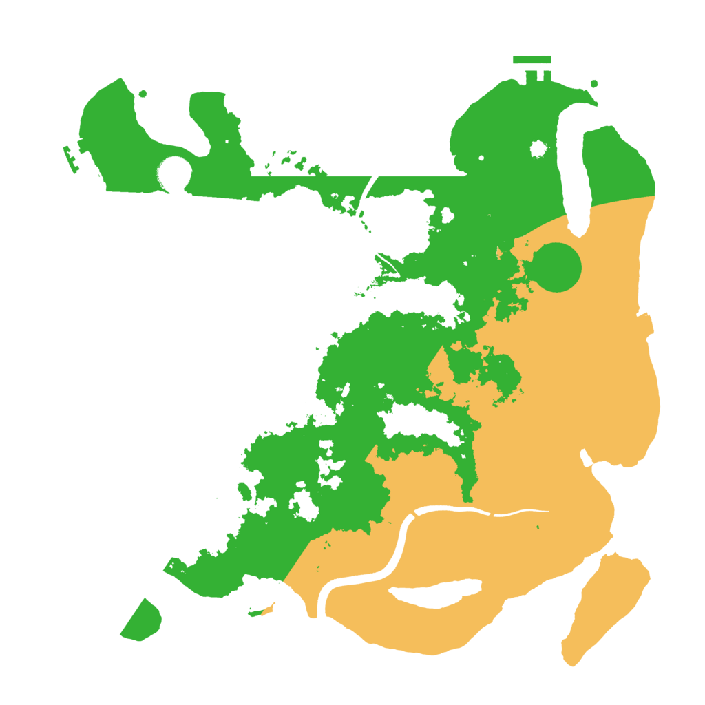 Biome Rust Map: Procedural Map, Size: 3750, Seed: 2134935191
