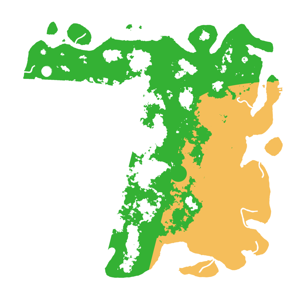 Biome Rust Map: Procedural Map, Size: 5000, Seed: 582