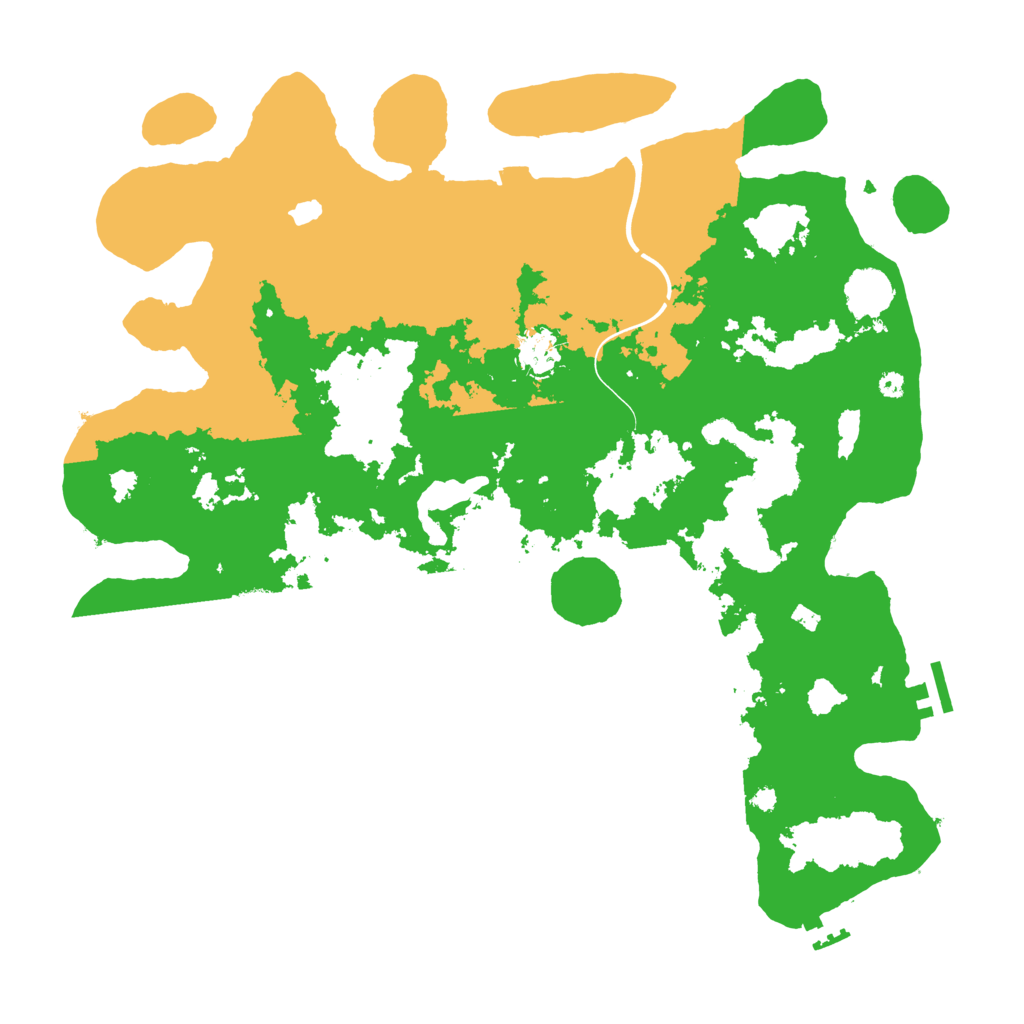 Biome Rust Map: Procedural Map, Size: 4000, Seed: 102698495