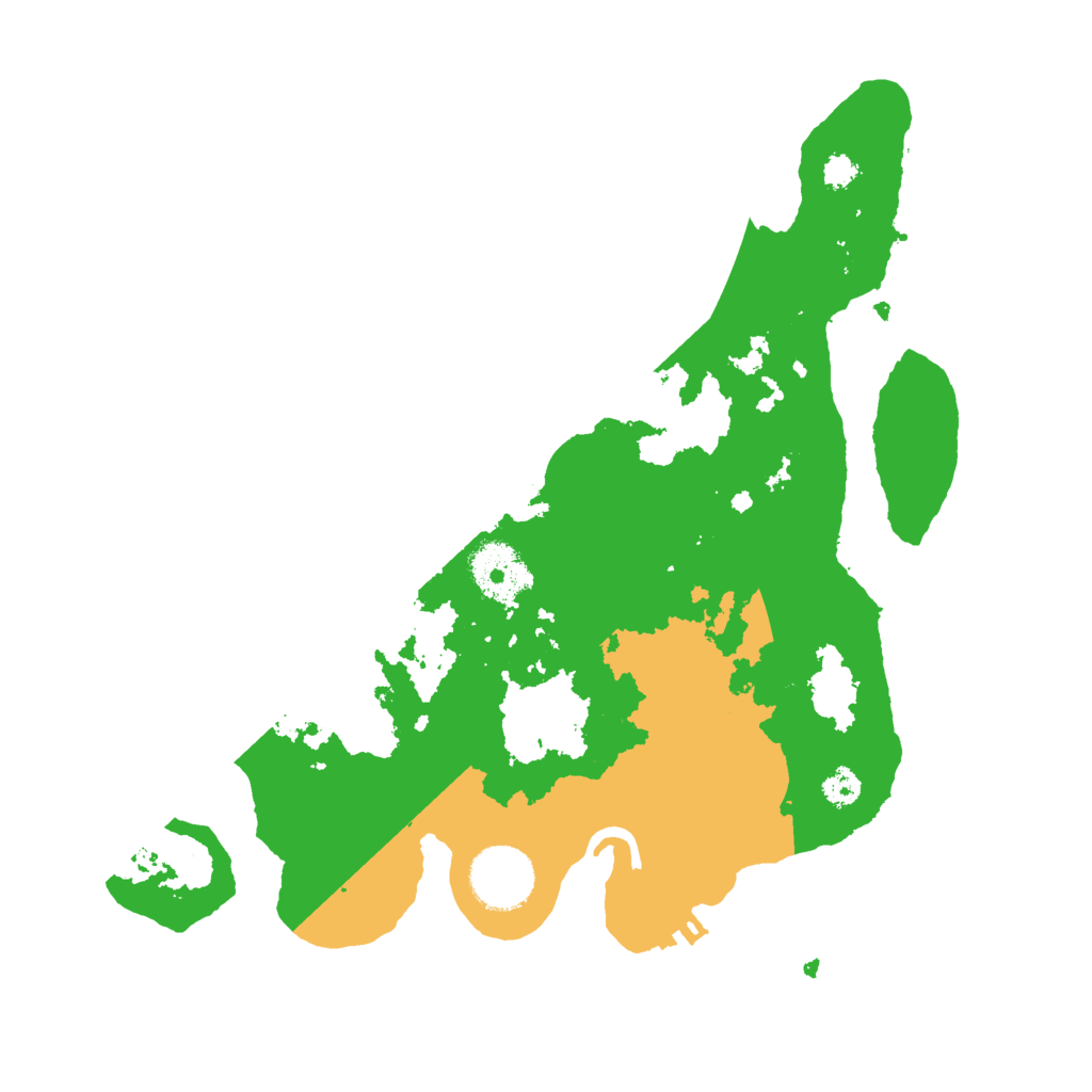 Biome Rust Map: Procedural Map, Size: 3000, Seed: 566519467