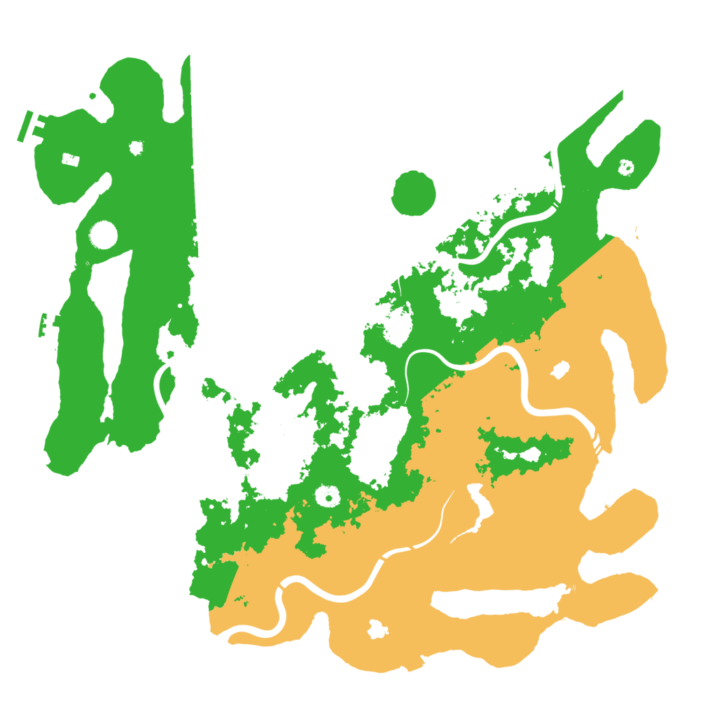 Biome Rust Map: Procedural Map, Size: 4500, Seed: 1689978790