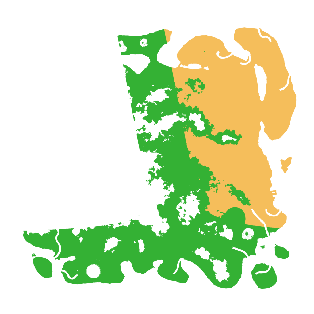 Biome Rust Map: Procedural Map, Size: 4000, Seed: 8550