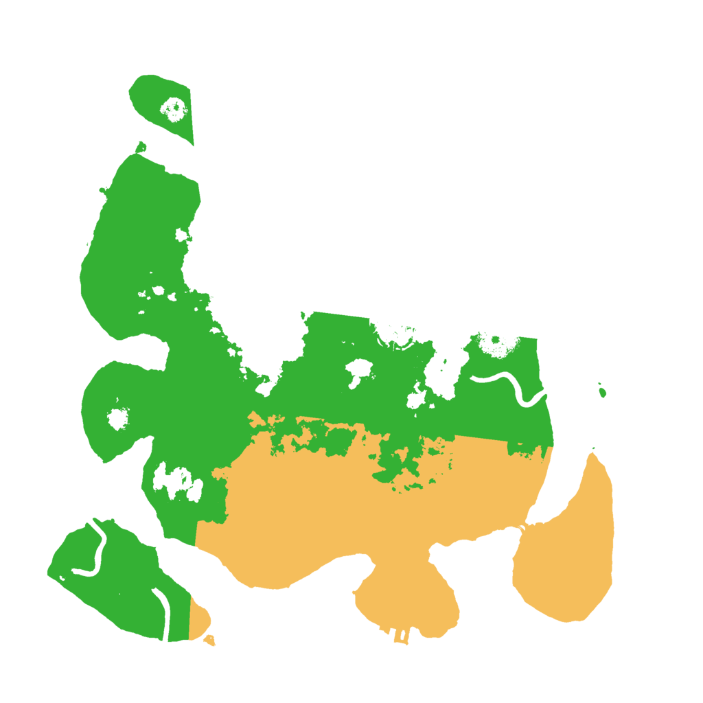 Biome Rust Map: Procedural Map, Size: 3000, Seed: 650746418