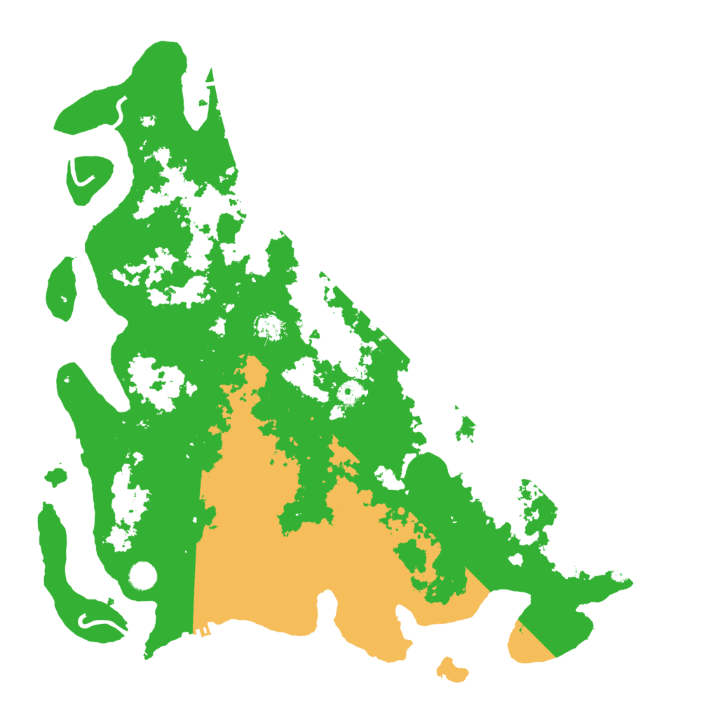 Biome Rust Map: Procedural Map, Size: 4500, Seed: 14635453