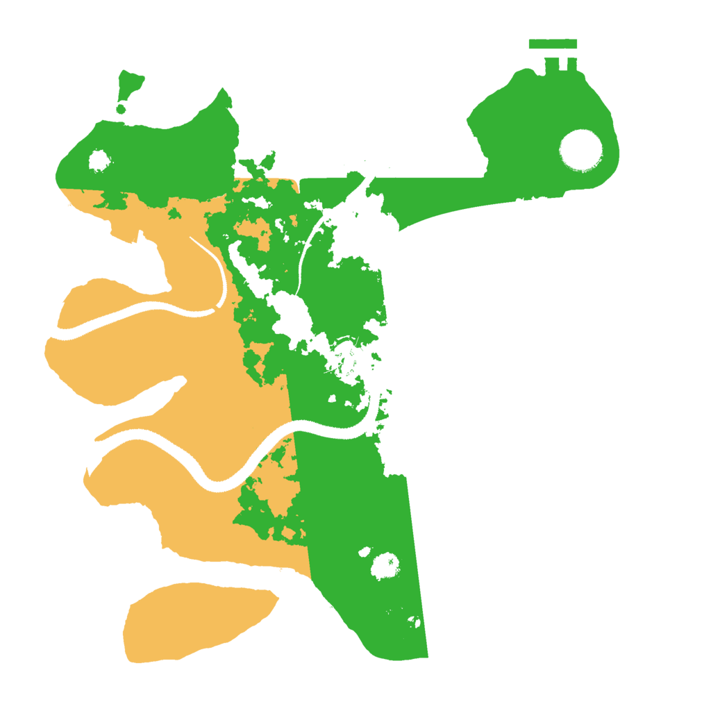Biome Rust Map: Procedural Map, Size: 3000, Seed: 435576879