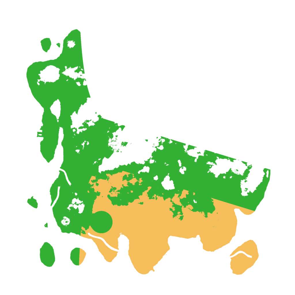 Biome Rust Map: Procedural Map, Size: 3500, Seed: 252134722